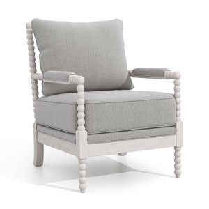 Weslake Villa Farmhouse Accent Armchair - HOMES: Inside + Out - 1 of 4