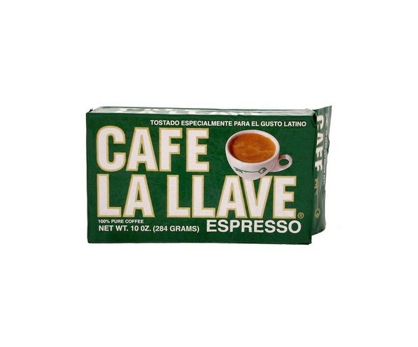 Cafe La Llave Espresso 100% Pure Dark Roast Ground Coffee - 10oz