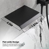 LOVMOR Matte Black Waterfall Bathtub Shower Faucet Set - 2 of 4