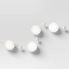 6' Christmas Pom Pom and Bead Garland White - Wondershop™ - 3 of 3