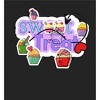 "Sweet Treats" Cupcake Stickers Men's Sleep Pajama Pants - 2 of 2