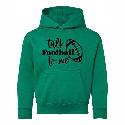The Juniper Shop Talk Football To Me Ball Youth Graphic Hoodie
