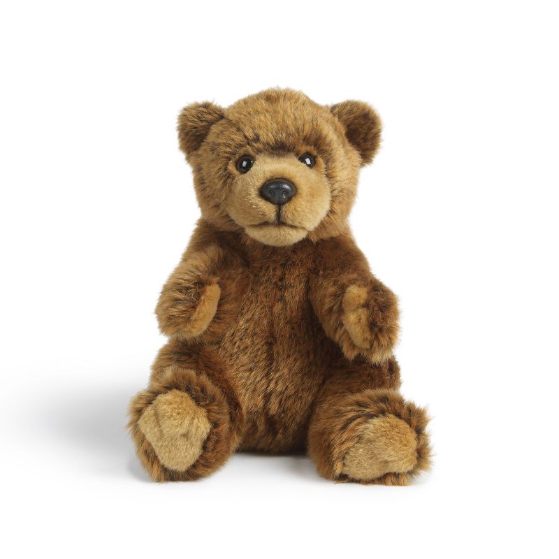 Living Nature Brown Bear Small Plush Toy, 1 of 2
