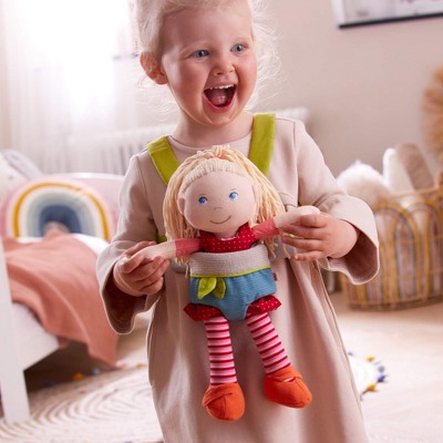 Summer Meadow Adjustable Green and Blue Doll Carrier