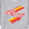 Men's - Hot Wheels - Valentine's You Make My Heart Race Graphic Fleece Sweatshirt - 2 of 4
