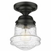 Z-Lite Vaughn 1 - Light Flush Mount in  Matte Black - 4 of 4