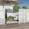 Dovelina Outdoor Freestanding Metal Privacy Screen Decorative Garden Fence - 2 of 4