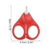 Unique Bargains Children Portable Short Handle Nail Scissors Toenail Clippers 3.15"x2.24"x0.39" 1 Pc - 4 of 4