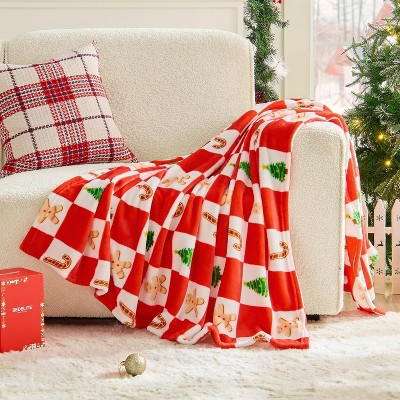 Christmas Throw Blanket¨C Cozy Holiday Blanket, Soft Lightweight Christmas Blanket for Couch & Bed, Festive Home Decor & Gift.