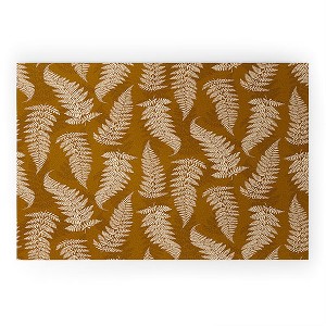 Avenie Countryside Garden Ferns  Looped Vinyl Welcome Mat - Society6 - 1 of 4