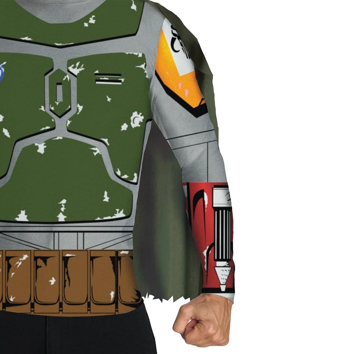 Star Wars Boba Fett Shirt & Mask Costume Set Child - thumbnail 3