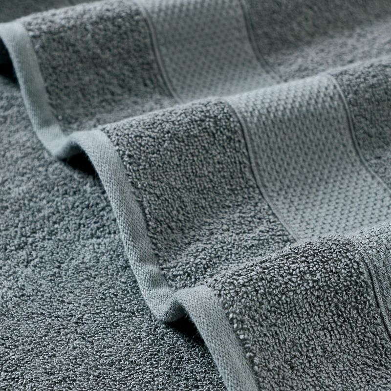 Modern Threads Pax 6 Piece Jacquard 100% Cotton Bath Towel Set., 4 of 5