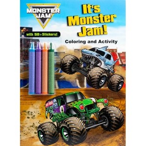 Monster Jam: It's Monster Jam! - (Color & Activity with Crayons) by  Editors of Studio Fun International (Paperback) - 1 of 4