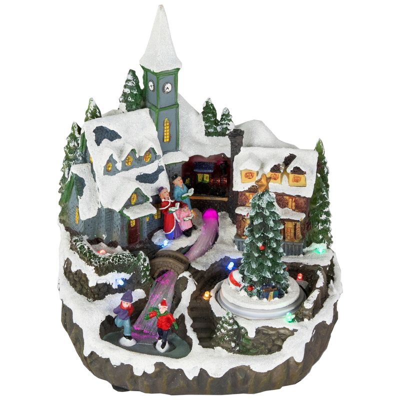 Northlight LED Lighted Animated and Musical Christmas Village Display Decoration - 9.25", 1 of 6