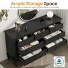 Heynemo Dresser for Bedroom, Modern 7 Drawer Dresser with Solid Wood Legs and Painted Finish, Ideal for Nursery, Living Room, Hallway - 2 of 4