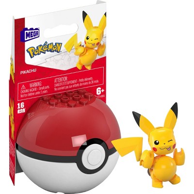 MEGA Pokemon Pikachu Building Toy Kit - 16pc