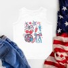 The Juniper Shop Patriotic Disco Collage Toddler Tank - 3 of 4