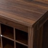 SKRAN Modular 32-Bottle Wine Bar Cabinet with Buffet, 17.80"W x 15.95"D x 35.43"H, MDF Material - 4 of 4