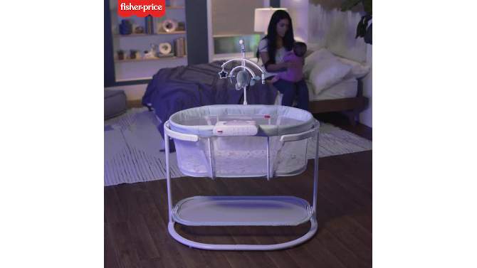 Fisher-Price Soothing Motions Bassinet, 2 of 8, play video
