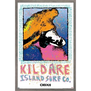 Trends International Netflix Outer Banks: Season 4 - Male Kildare Island Surfboard Co. Framed Wall Poster Prints - 1 of 4