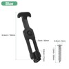 Unique Bargains Rubber Flexible Draw Latches Durable Flexible T-Handle with Screws 1 Pc - 3 of 4