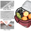 Tirrinia Adults Kids Lunch Bag Cooler With Front Pocket, Insulated Leakproof Reusable Lunch Bento Box for Lunch Office School Picnic Beach Camping - 4 of 4
