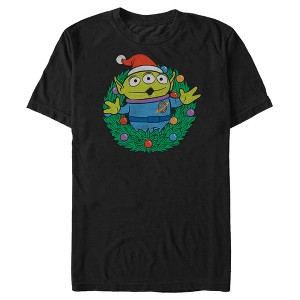 Men's Toy Story Alien Greetings Wreath T-Shirt - 1 of 4