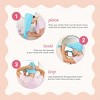 Turbie Twist Extra Long Microfiber Hair Towel Wrap for Women and Men - 2 Pack - Bathroom Essential Accessories - Quick Dry Hair Turban - 4 of 4