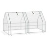 Outsunny Mini Greenhouse Portable Hot House with Large Zipper Doors & Water/UV PE Cover for Outdoor and Garden - 4 of 4