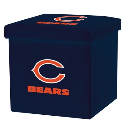 NFL Franklin Sports Chicago Bears Storage Ottoman with Detachable Lid