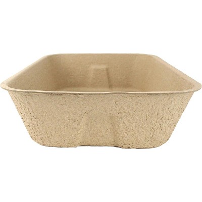 Large Biodegradable Recycled Paper Disposable Cat Litter Boxes - Set of 20