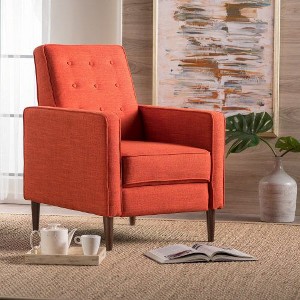 CENGHU Mid-Century Modern Recliner Chair for Adults, Comfy Modern Accent Armchairs, Accent Chair, Single Sofa Chair for Living Room, Bedroom - 1 of 4
