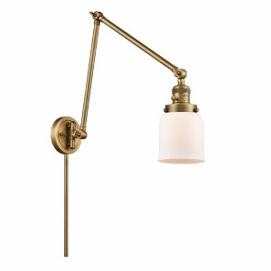 Bell - 1 Light Swing Arm Wall Sconce In Industrial Style-30 Inches Tall and 8 Inches Wide - 1 of 1