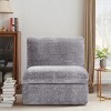 Ergonomic Corduroy Bean Bag Chair for Adults, Oversized Memory Foam Floor Sofa for Living Room, Bedroom or Game Room–The Pop Home - 2 of 4