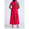 ELOQUII Women's Plus Size Peekaboo Back Dress - 3 of 3