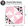 Big Dot of Happiness Last Rodeo - Pink Cowgirl Bachelorette Party Cootie Catcher Game - Truth or Dare Fortune Tellers - Set of 12 - 4 of 4
