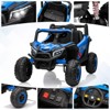 Coucheta 12V Kids UTV Truck Ride-On: Remote Control, 4WD/2WD Switchable, 4 Spring Suspension, EVA Tires, Bluetooth, Music - 3 of 4