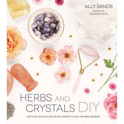 Herbs and Crystals DIY - by  Ally Sands (Paperback)