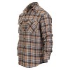 Gioberti Men's 100% Cotton Brushed Flannel Shirt - 3 of 4