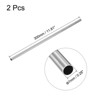 Unique Bargains 304 Stainless Steel Corrosion Resistant Round Industry Tube 2 Pcs - 2 of 4