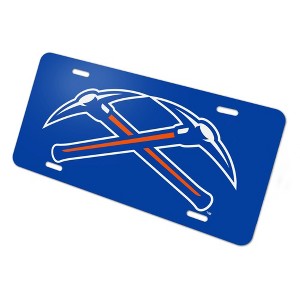 University of Wisconsin  Platteville Primary Logo Novelty Metal Vanity Tag License Plate - 1 of 4