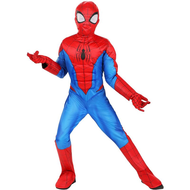 HalloweenCostumes.com Spider-Man Boy's Costume., 2 of 10