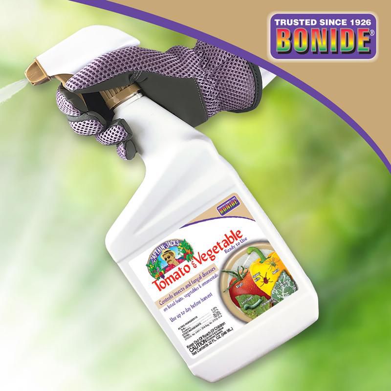 Bonide Tomato & Vegetable 3 in 1 Organic 3 in 1 Garden Insect Spray Liquid 32 oz, 4 of 7