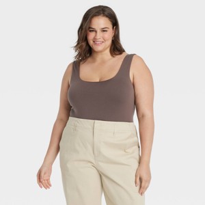 Women's Seamless Tank Bodysuit - A New Day™ - 1 of 3