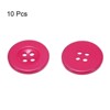 Unique Bargains Resin Craft DIY Round Flat 4-Hole Replacement Sewing Buttons 10 Pcs - 3 of 4