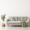 16"x16" Schatzi Brown Modern Mudcloth Rust Throw Pillow Red - Deny Designs: Indoor Geometric Design, Zipper Closure - 4 of 4