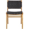 Taika Woven Leather Dining Chair (Set of 2) - DCH4000 - Safavieh - 2 of 4