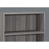NicBex Transitional Bookcase 3/4/5 Tier Low-Profile Design Grey Eco-Friendly Laminate Bedroom Office Floating Shelf Effect - 3 of 4