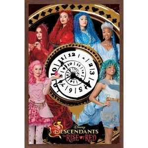 Trends International Disney Descendants: The Rise of Red - Group Framed Wall Poster Prints - 1 of 4