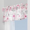 Bedtime Originals Blossom Pink/Gray Watercolor Floral Window Valance - 3 of 4
